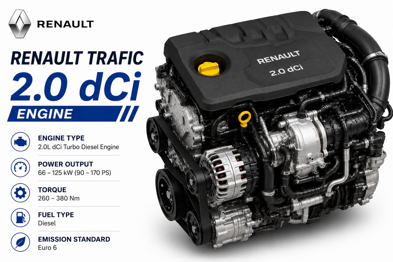 Renault Trafic 2.0 dCi Engine